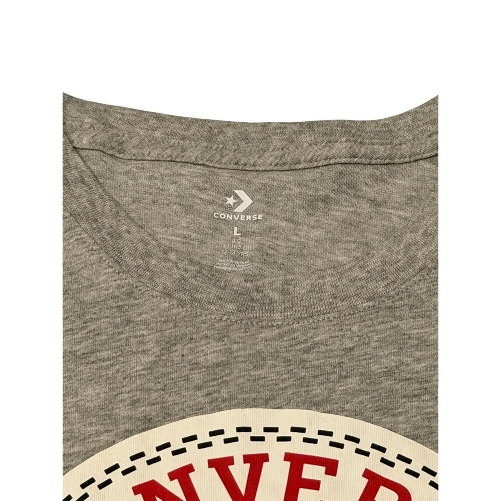 Converse Kids Gray‎ All Star T-Shirt Size 12-13 Boys